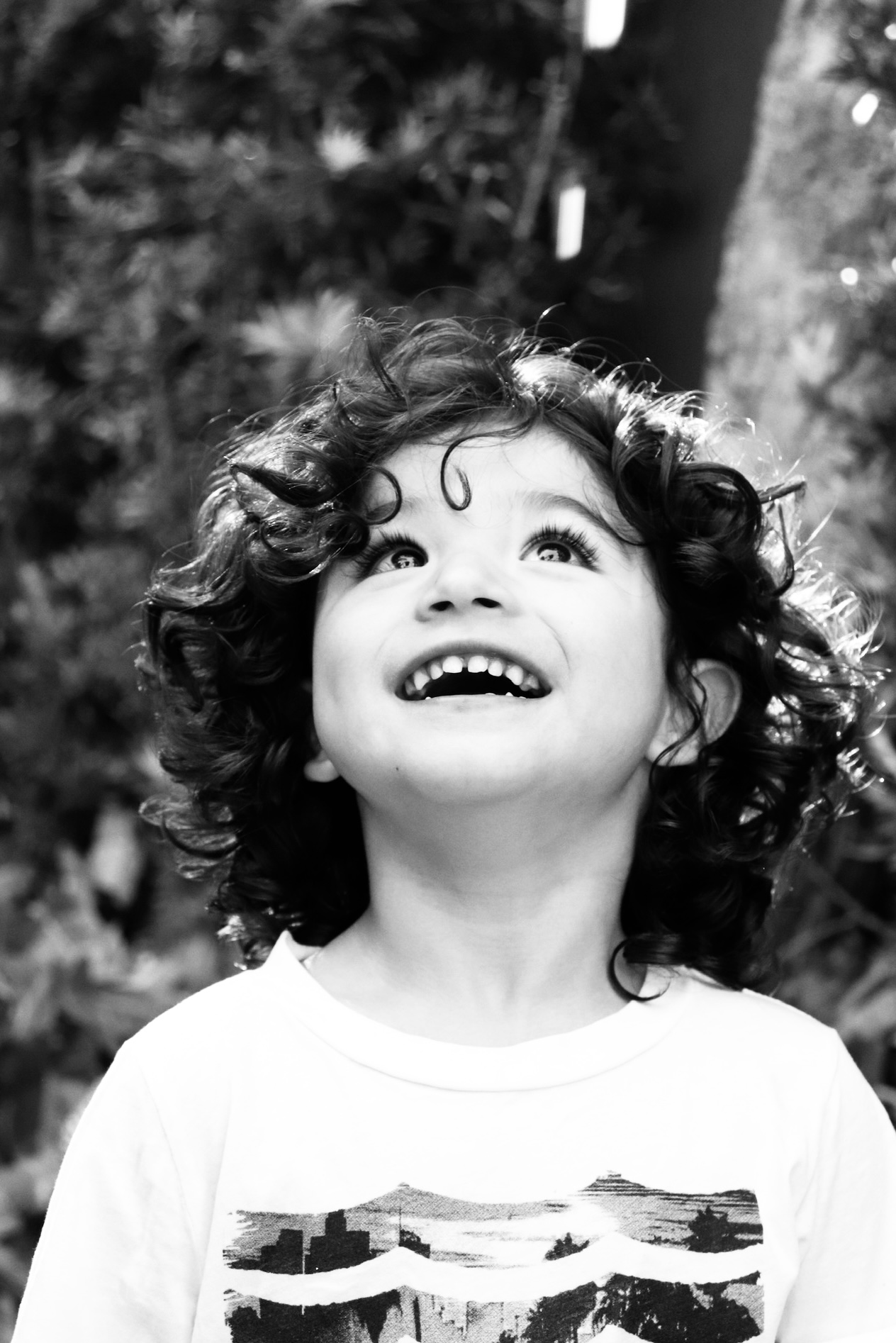 Max as a young child smiling